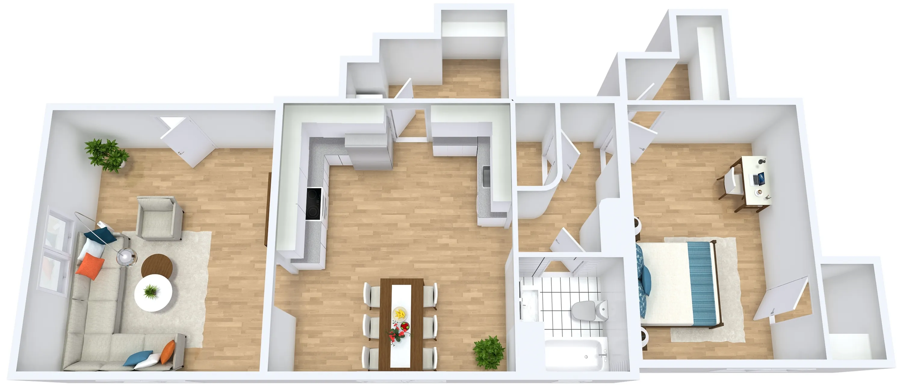 B12 | 1x1 | 875 SqFt