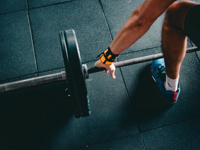 A man working out