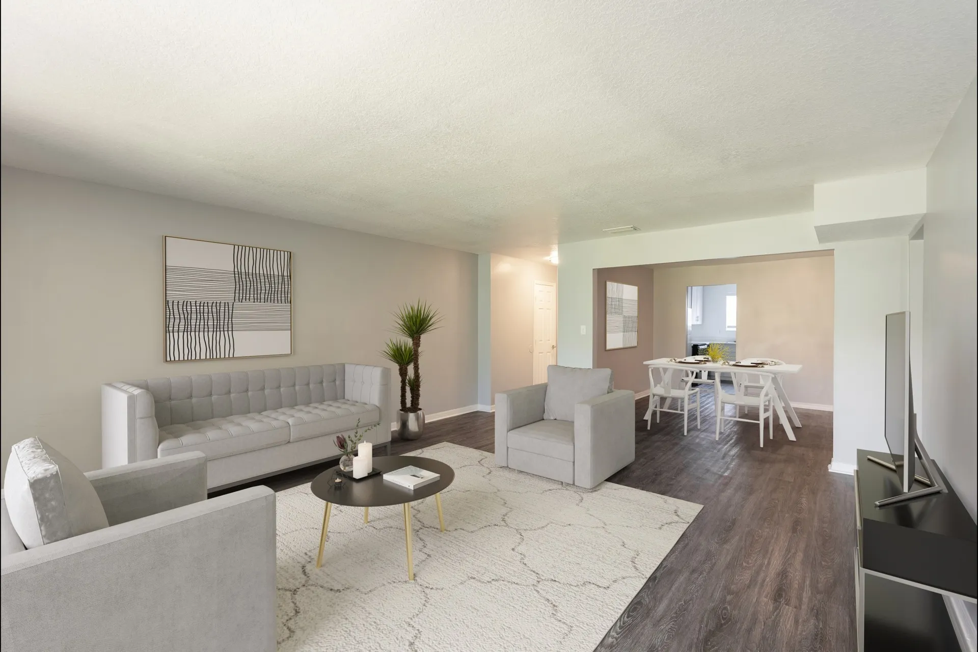 2x2 Living and Dining Area