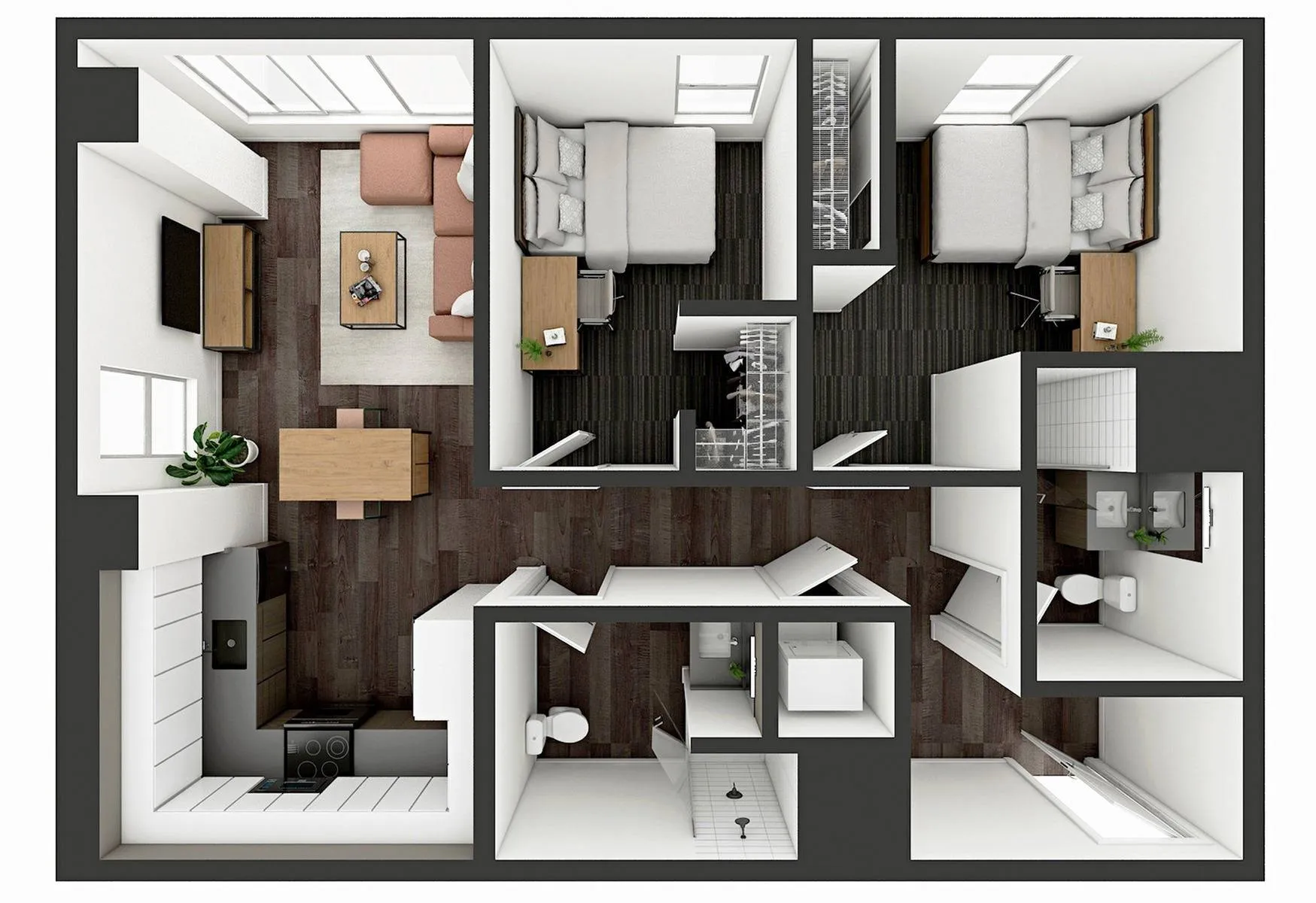 B2 Floor plan layout