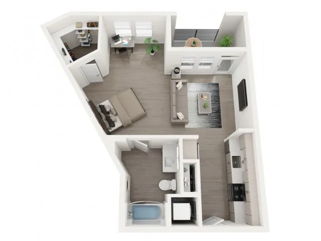 Sterling 5th Street S2 Floor Plan