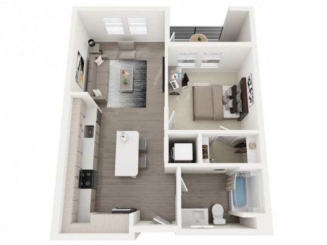 Sterling 5th Street A1 Floor Plan