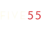 FIVE55 logo with bold typography in a modern design.
