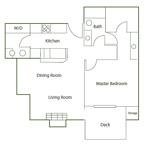 1x1 | 1 Bed Apartment | The Seasons Apartments