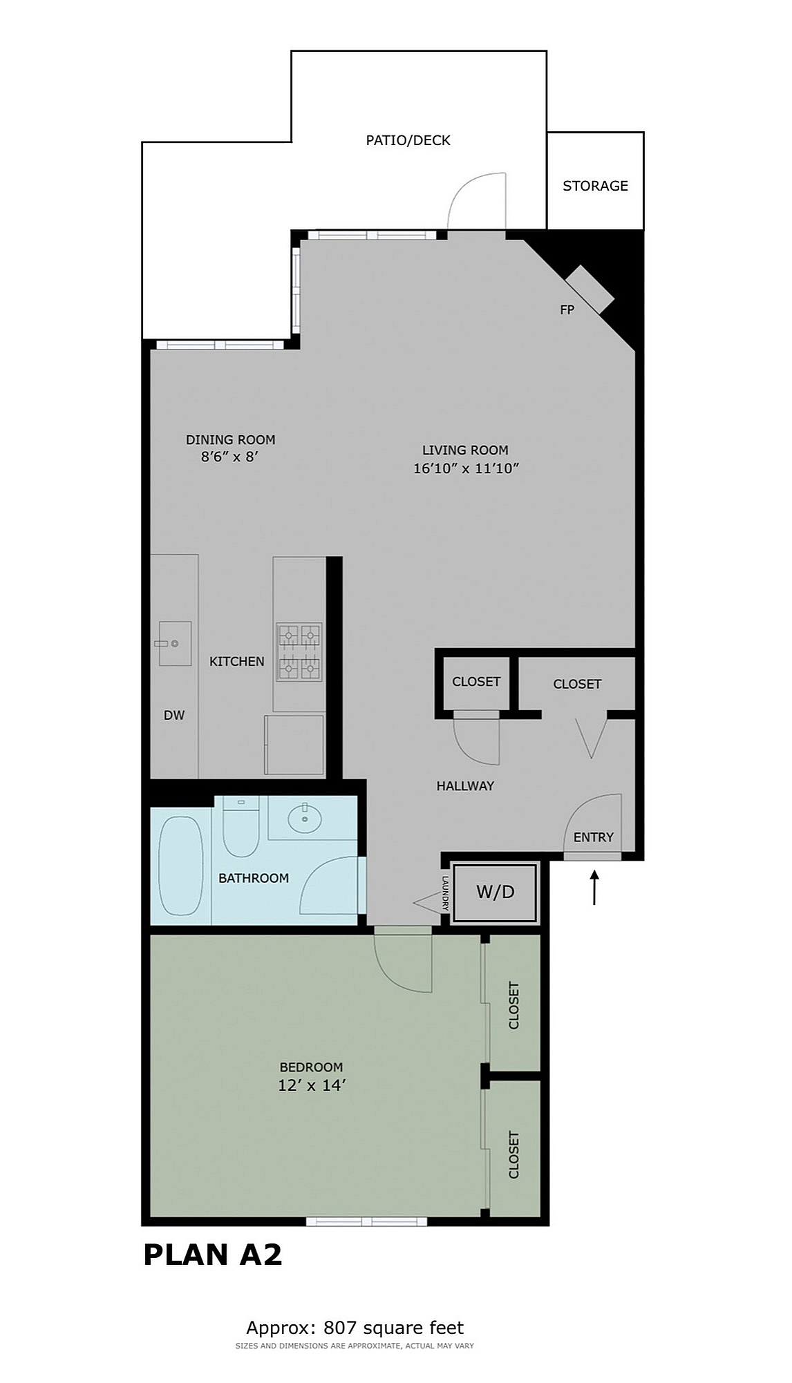 1 Bed/1 Bath