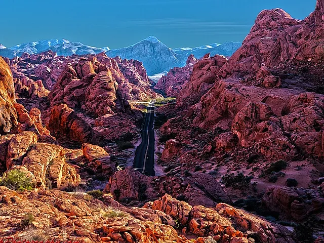 Valley of Fire Mountains