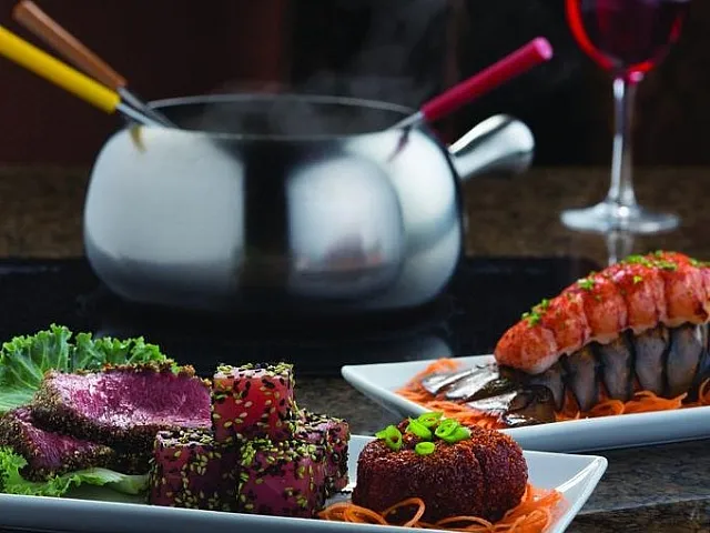 The Melting Pot Steak and Lobster Platter