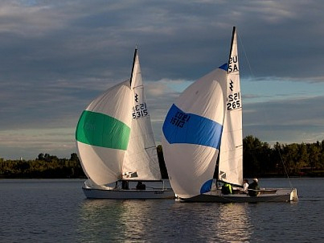 Cherry Creek State Park Boats Sailing