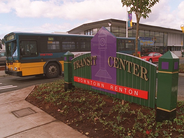 Renton Transit Center Signage