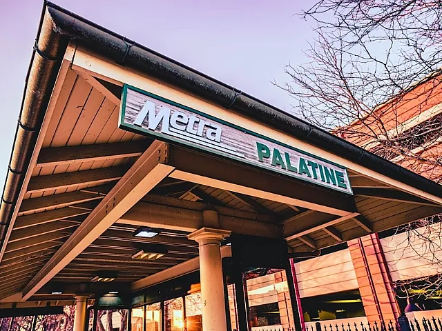 Palatine Metra Station Exterior