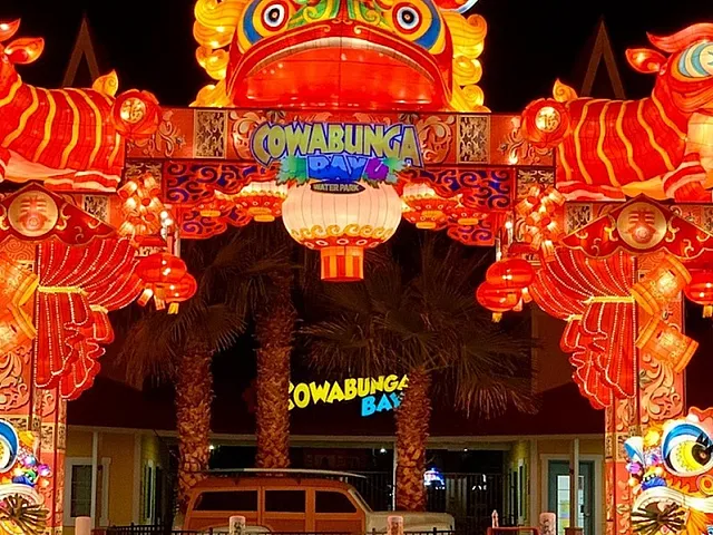 Cowabunga Bay Water Park Signage