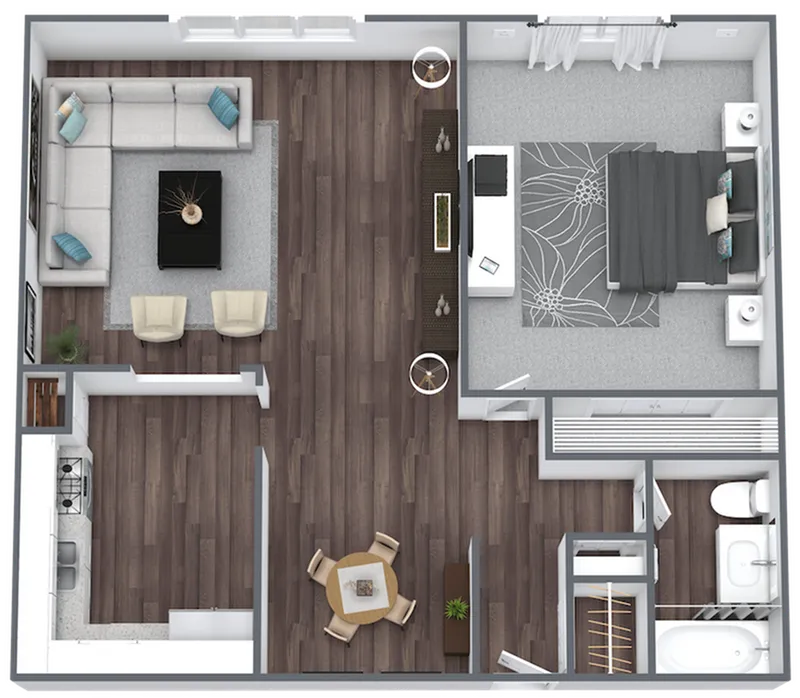 1 Bed 1 Bath