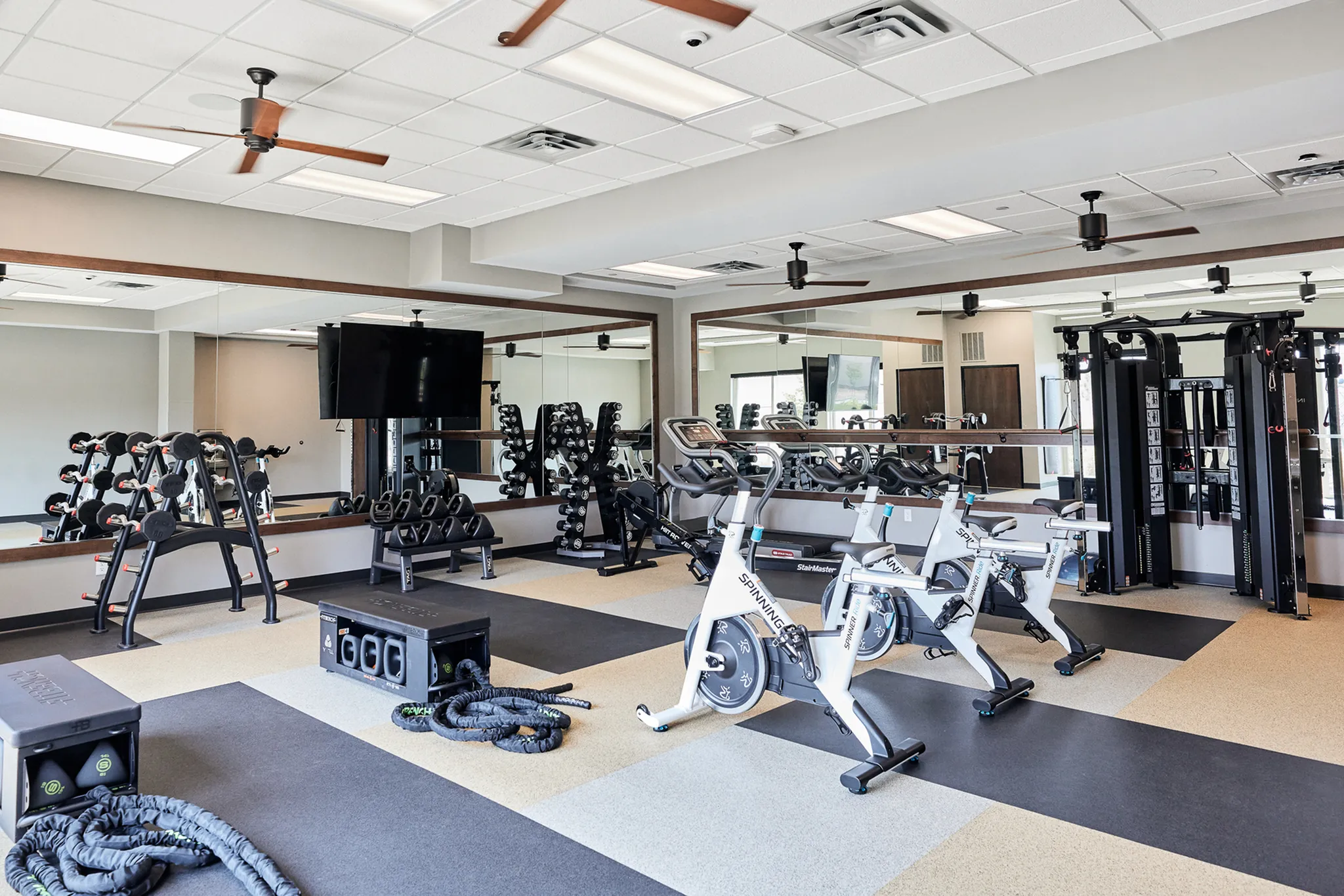 Fitness Center with On-Demand Workout Programs