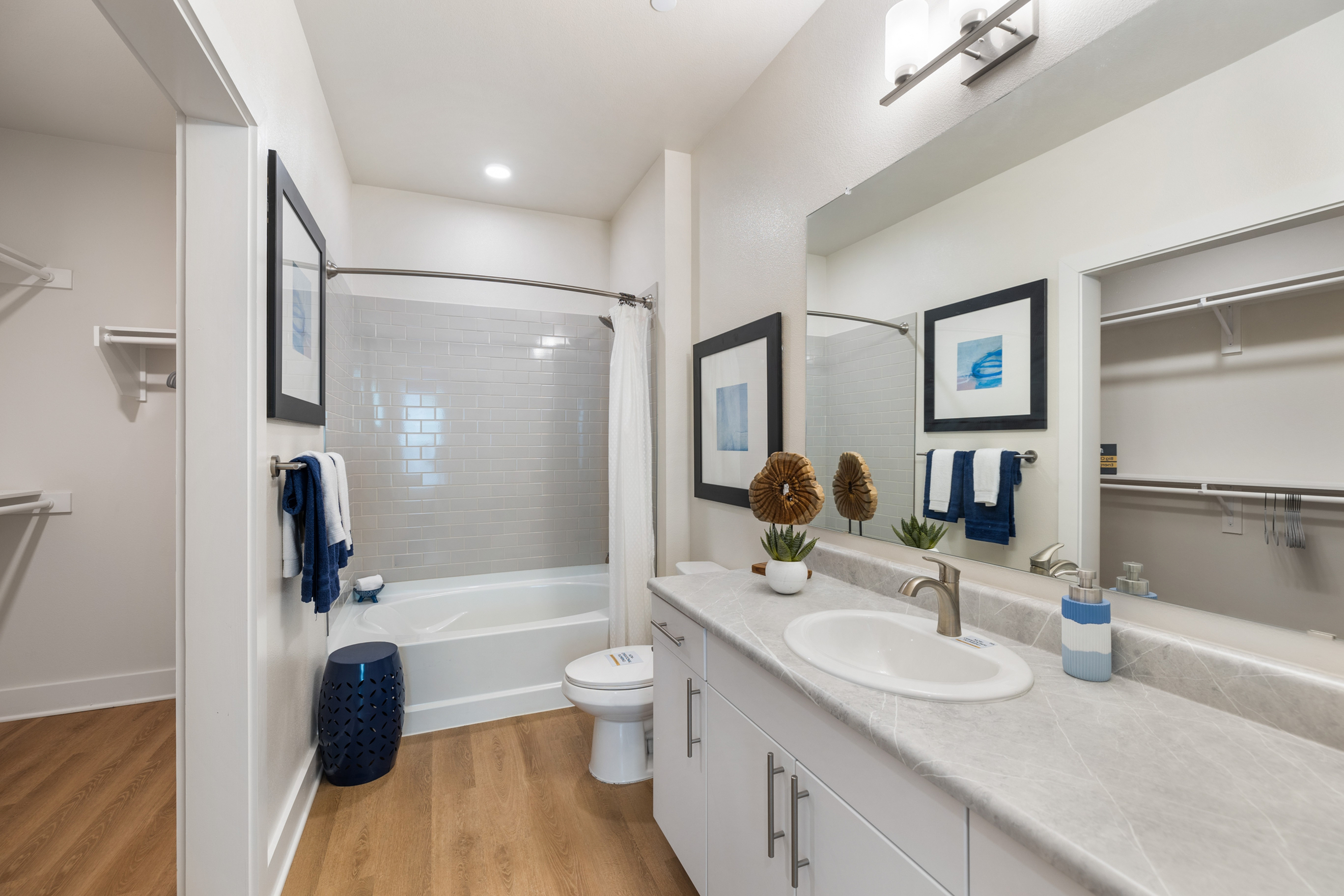 Spacious Bathrooms