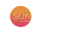 sunset lake logo white