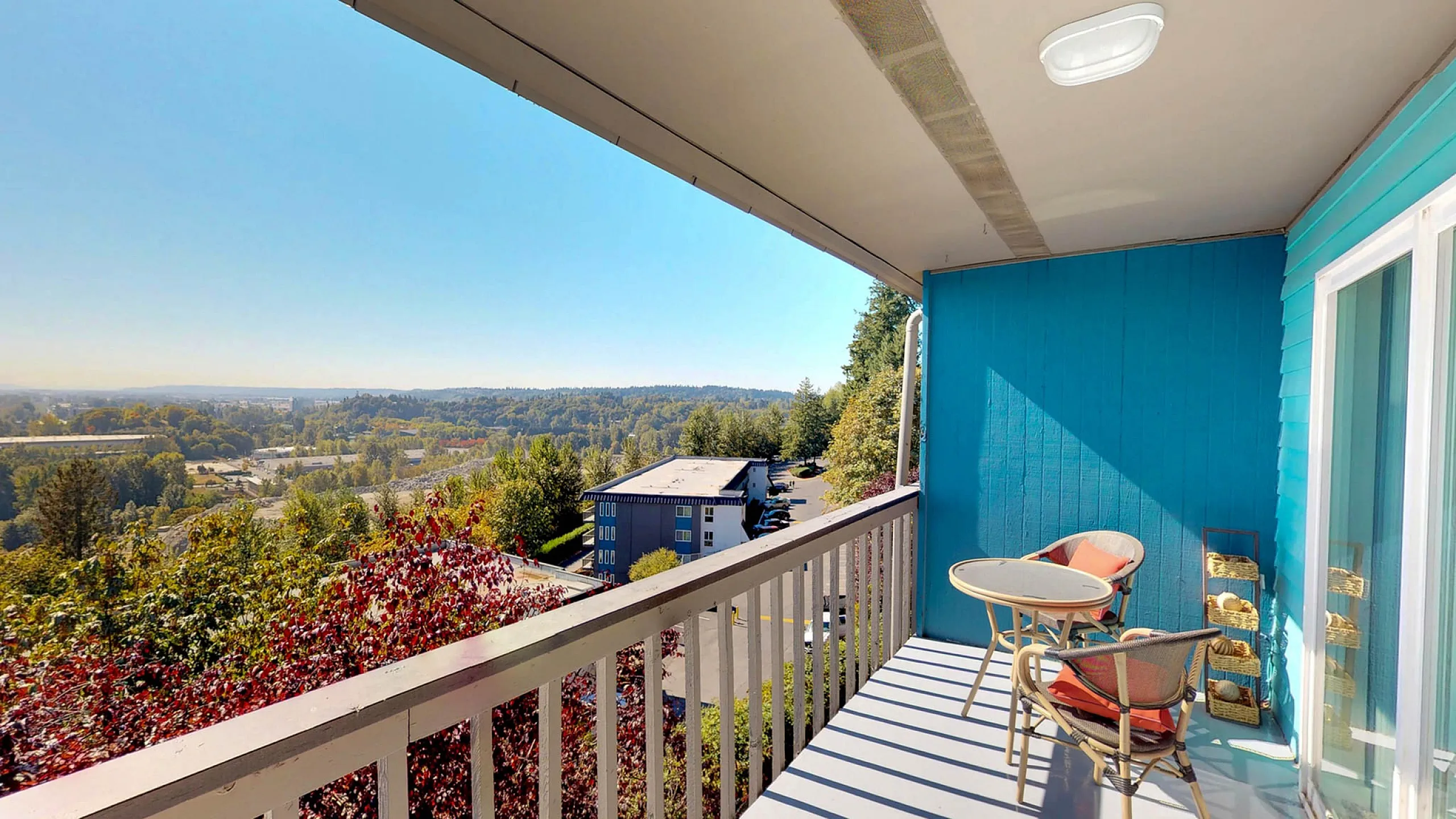 sunset view balcony