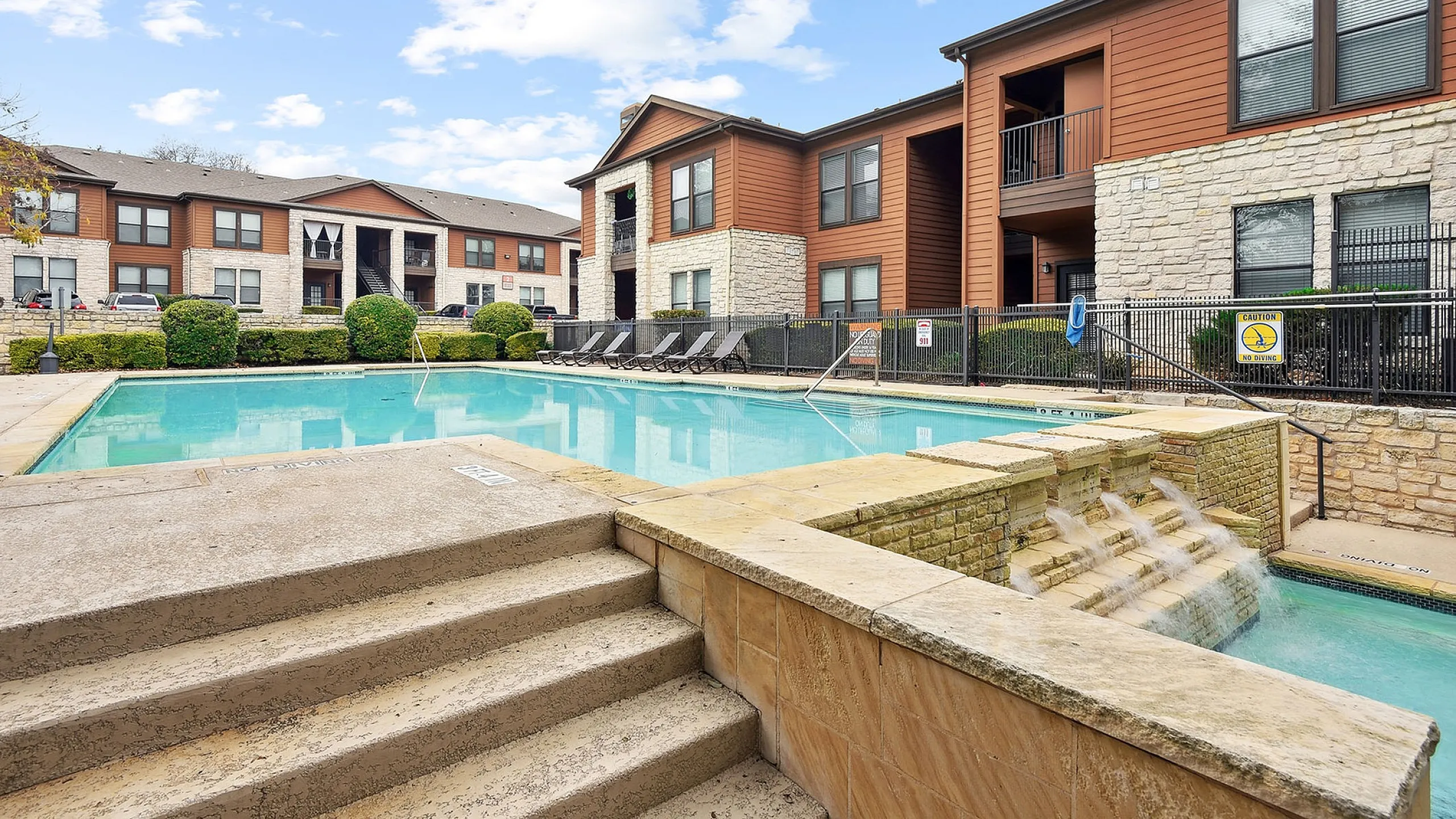 Saratoga Ridge Apartments in South Austin TX Two Resort Style Swimming Pools