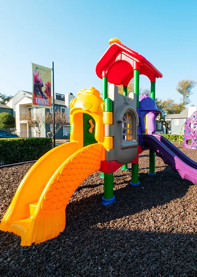Playground at our affordable North Dallas apartments.