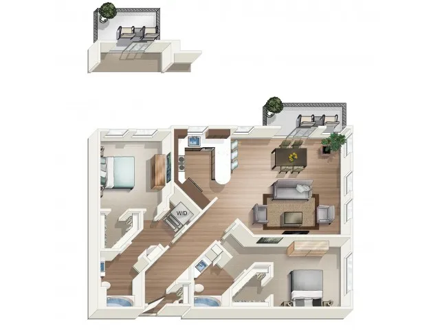 Two Bedrooms
