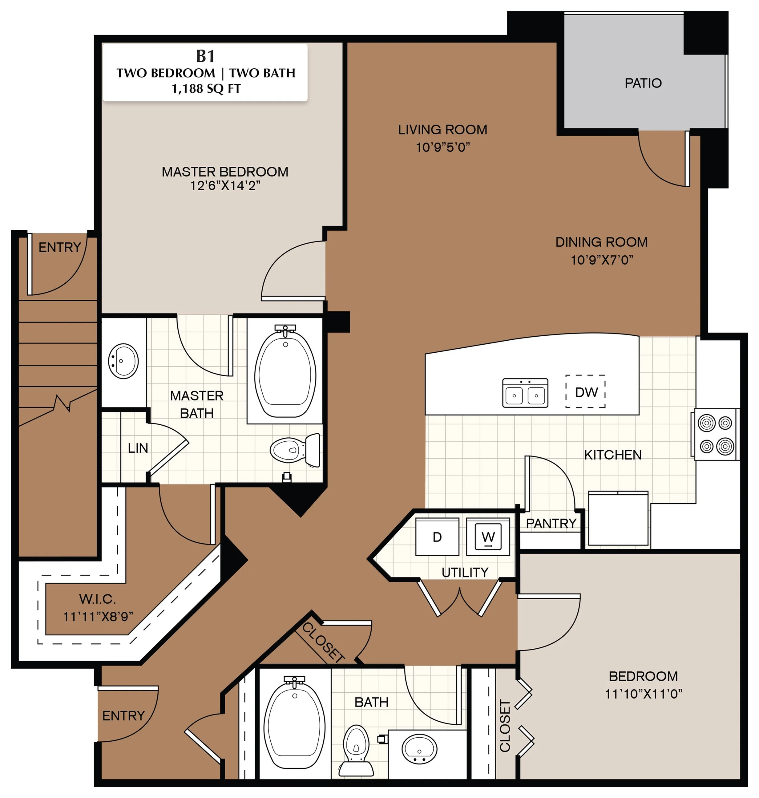 two bedroom
