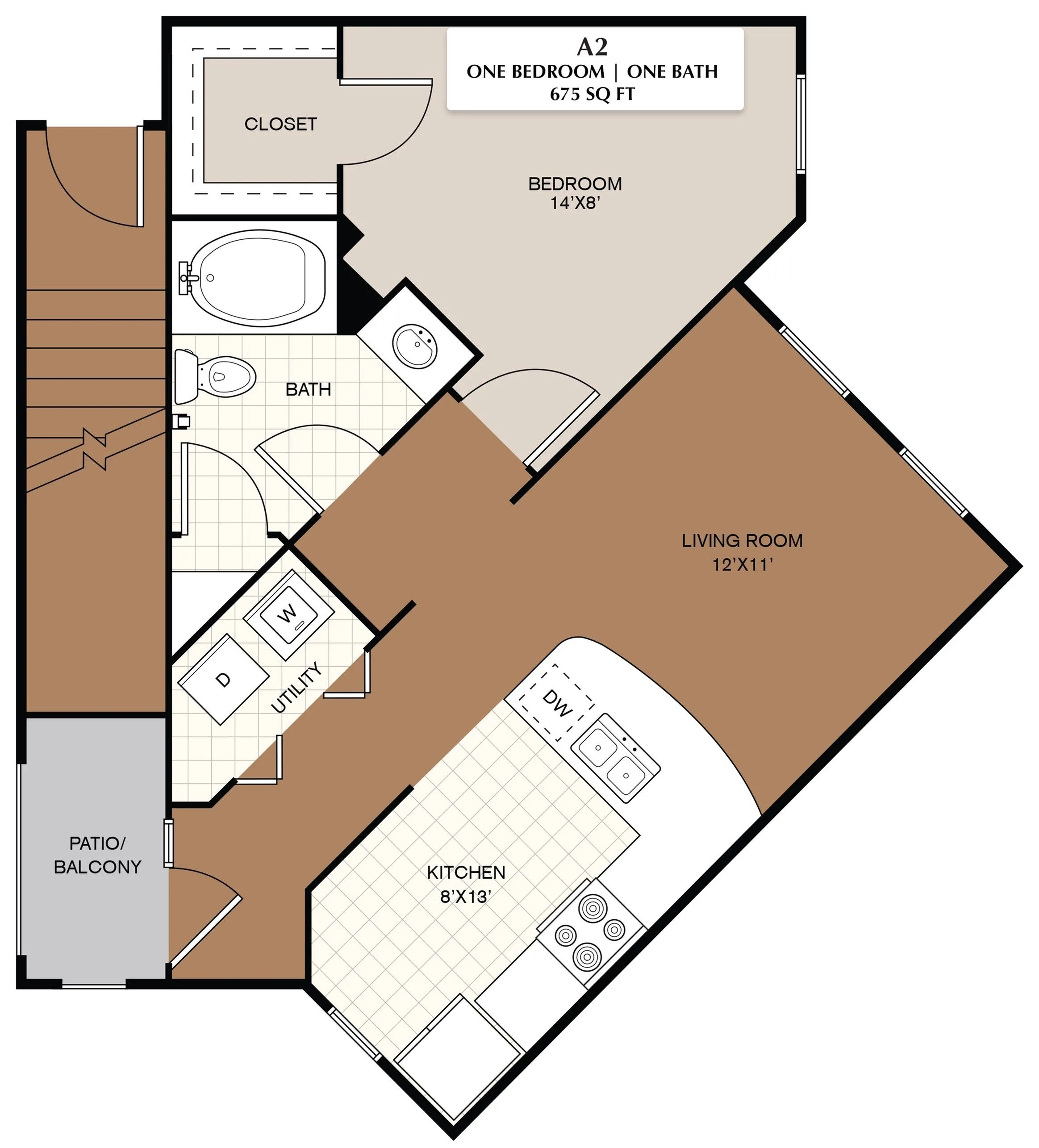 one bedroom