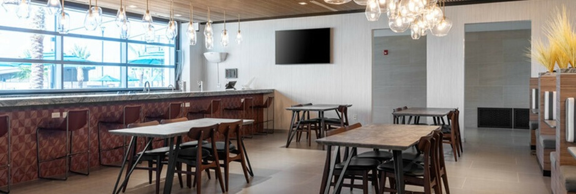 bar area
