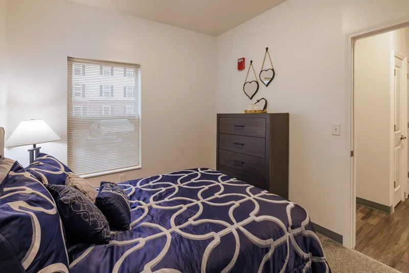 Bedroom at The Landings at Notre Dame