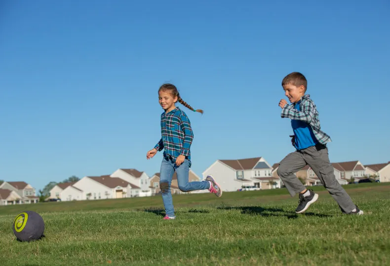 Fort Riley Housing kids playing