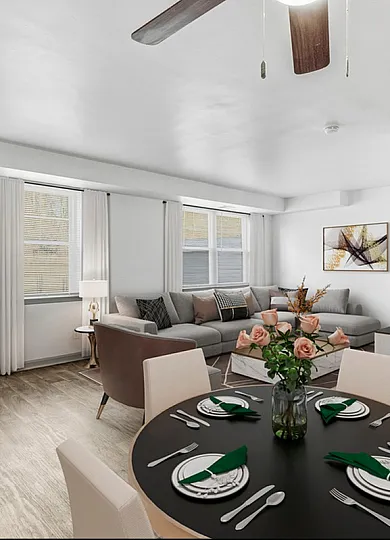 Spacious Living Rooms