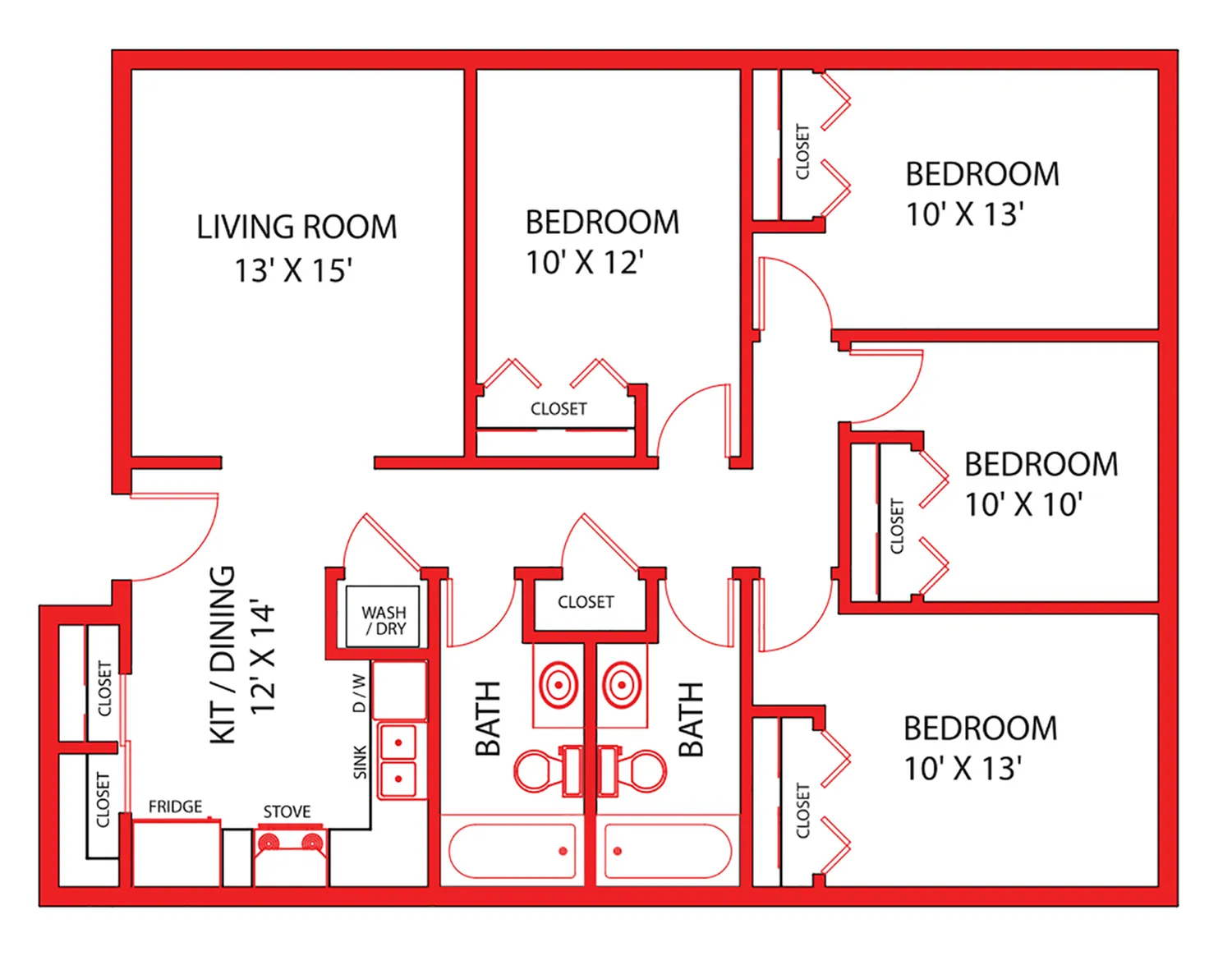 North 4 Bdrm