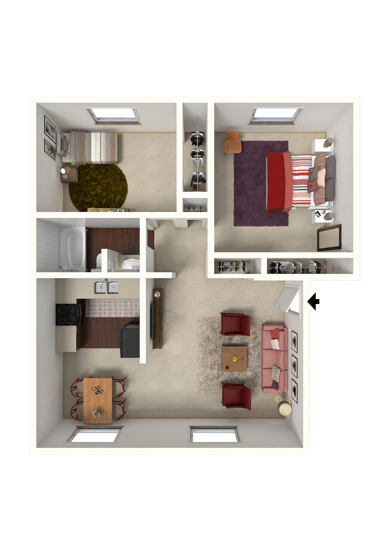 2x1 - 800 SqFt.
