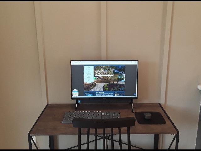 Business Center, computer, desk, chair