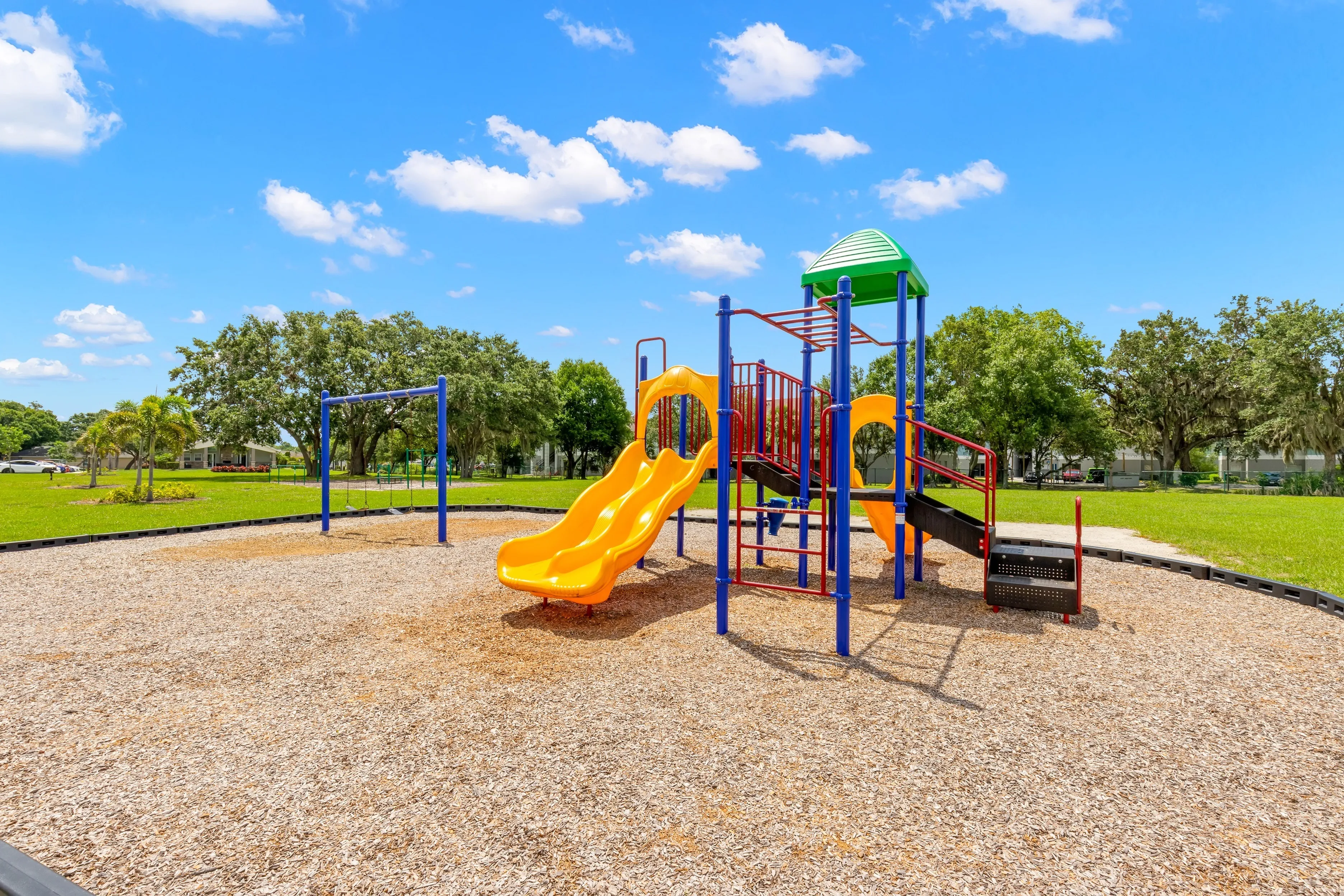 Playground with Swing Set