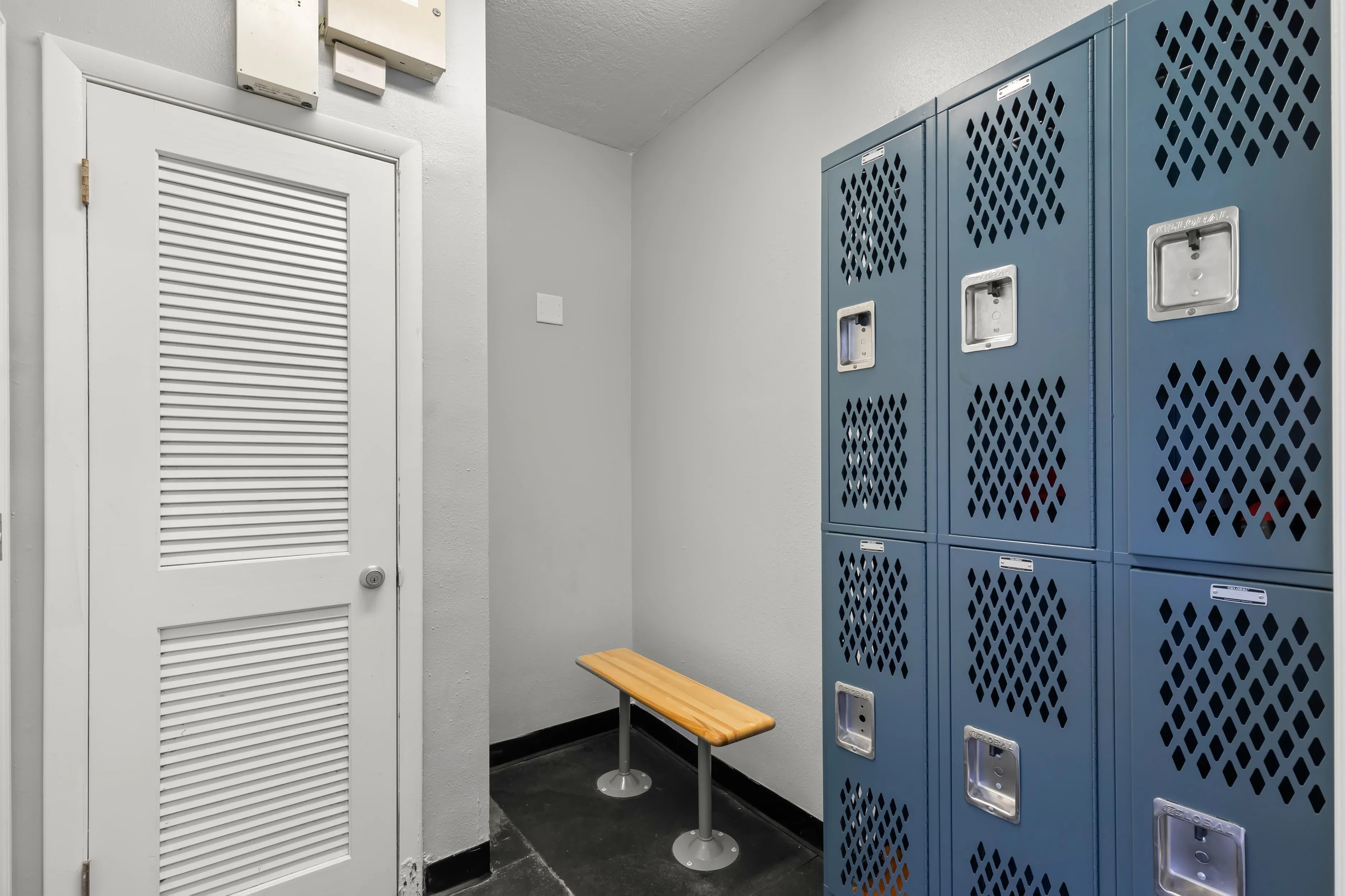 Locker Room in Fitness Center