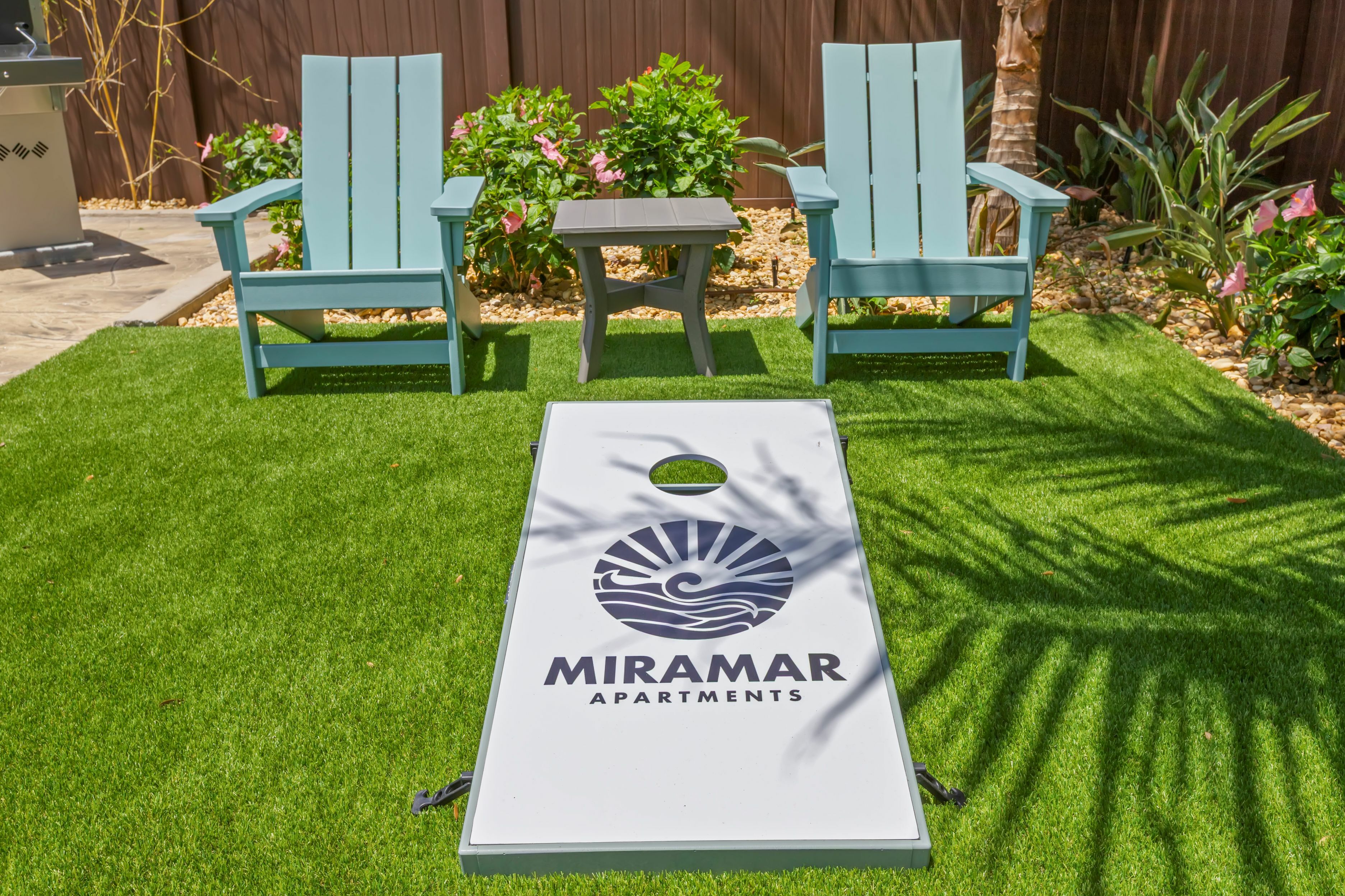 Corn Hole Game Area