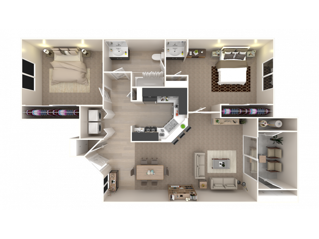 2 BED 1 BATH