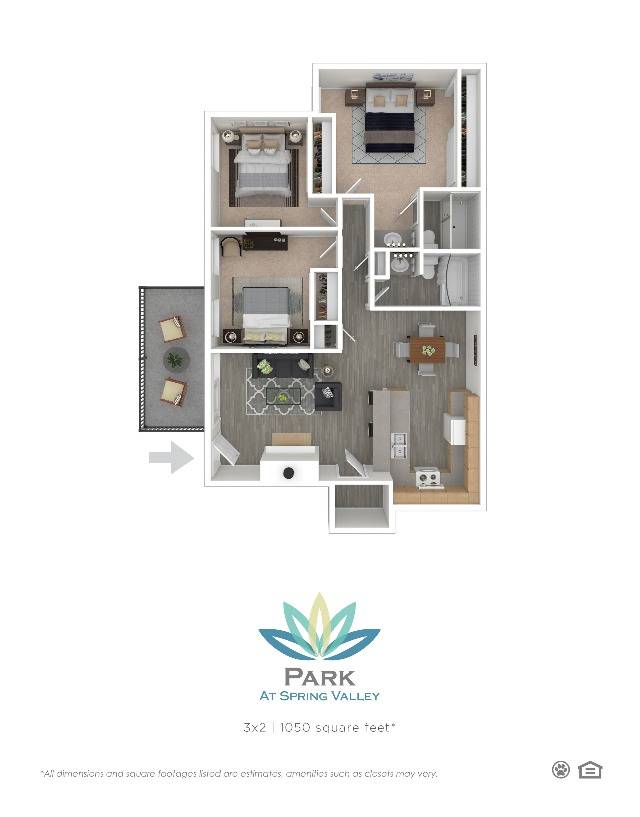 3 Bed 2 Bath