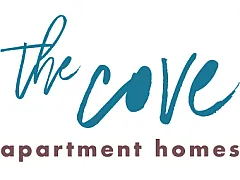 Logo design for The Cove Apartment Homes with elegant typography.