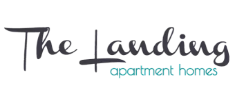 Elegant logo design for The Landing apartment homes, highlighting a modern and welcoming vibe.