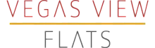 Modern logo for Vegas View Flats with elegant typography and a sleek design.