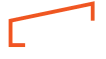 Dynamic logo design for Stout Management Company with bold orange accents and modern typography.