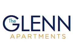 The Glenn Apartments logo with modern and elegant design, highlighting vibrant typography.