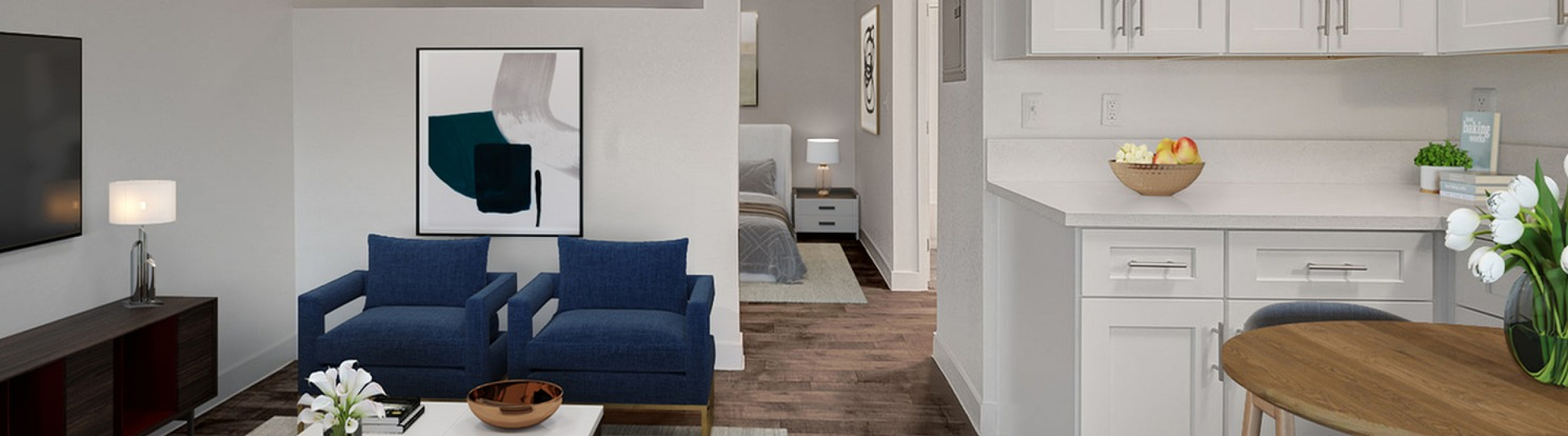 The Parker at DTLV - Open Living Area