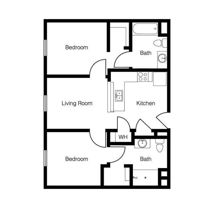The Sullivan: 2 Bed - 2 Bath