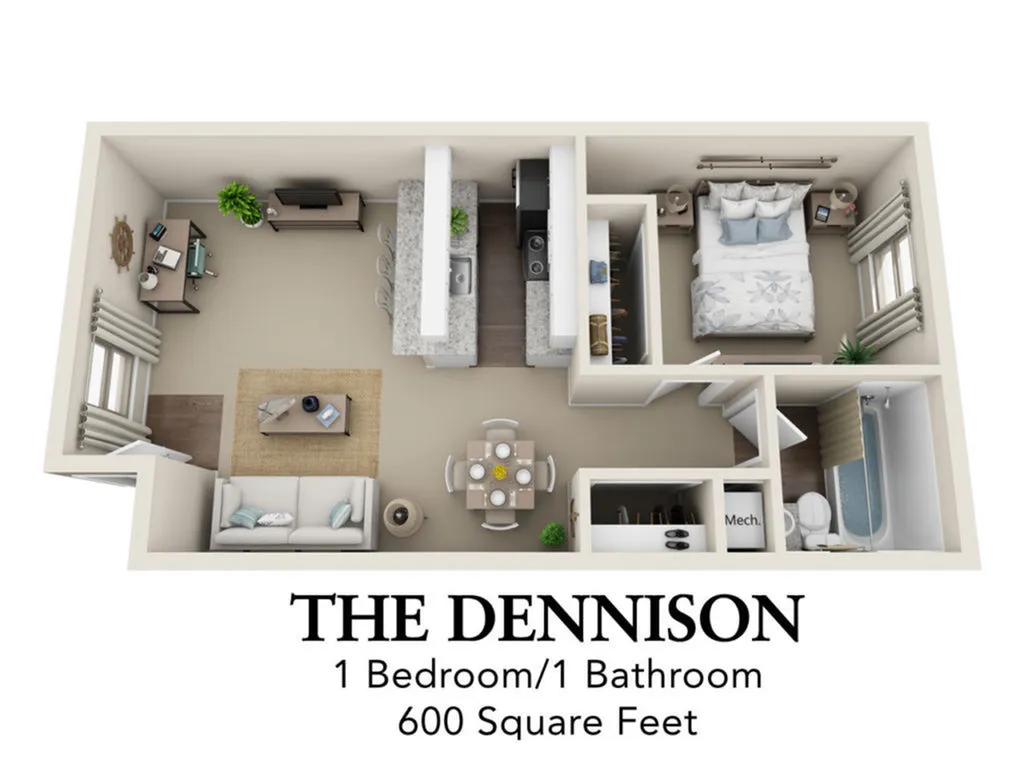 1 Bedroom Apartment Village West