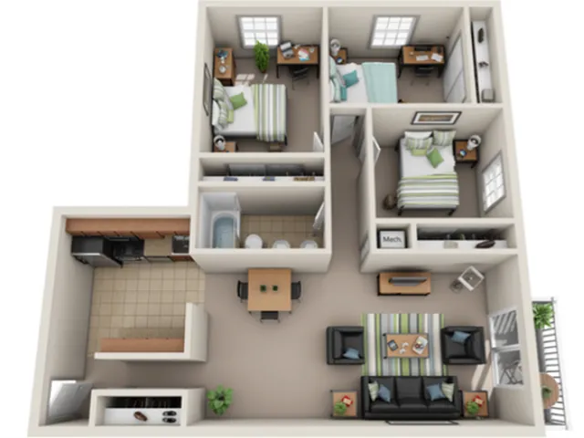 3bed SOLD OUT