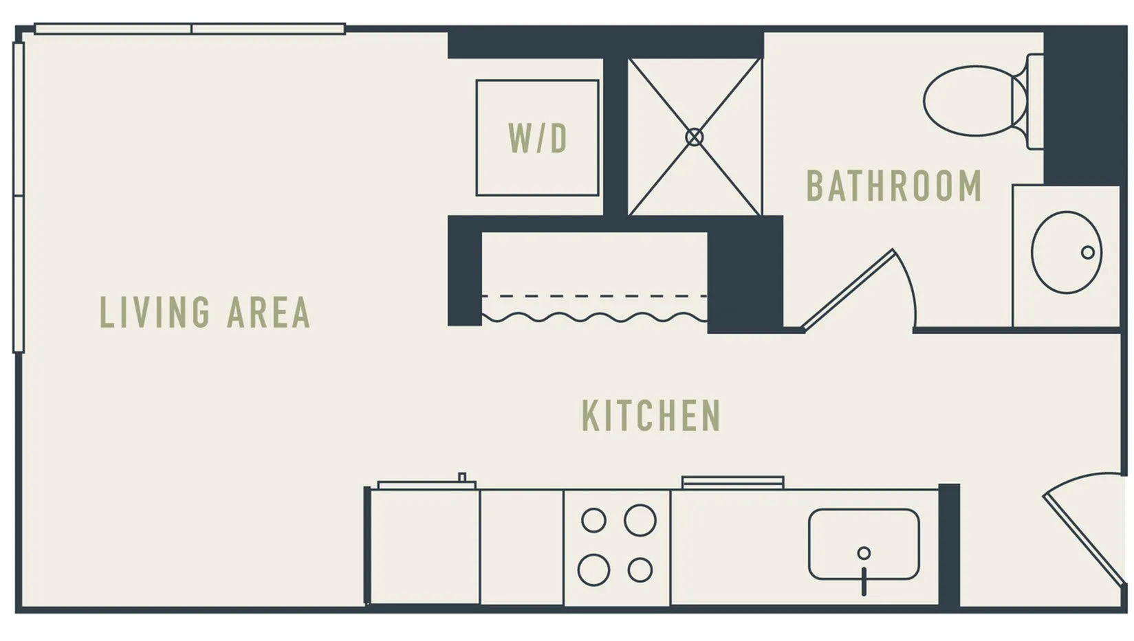 Sylvan Studio - 2D Floor Plan