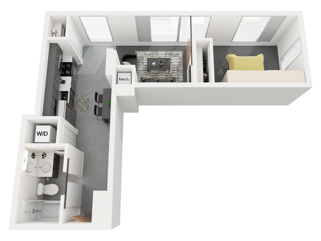 Studio City View Floor Plan Image