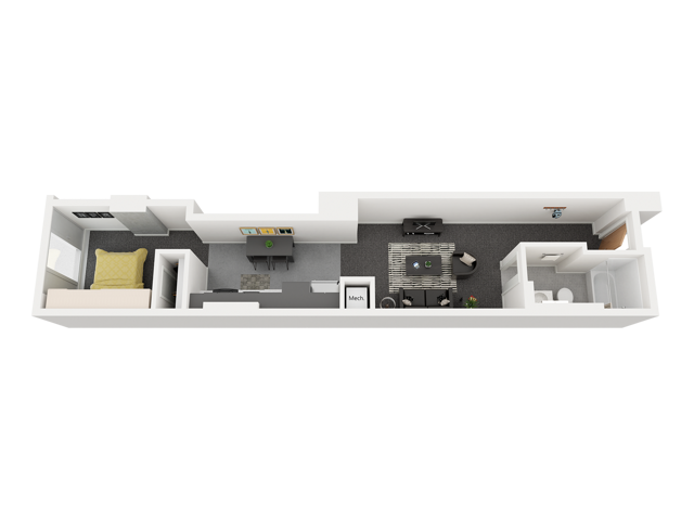 Studio EX A Floor Plan Image