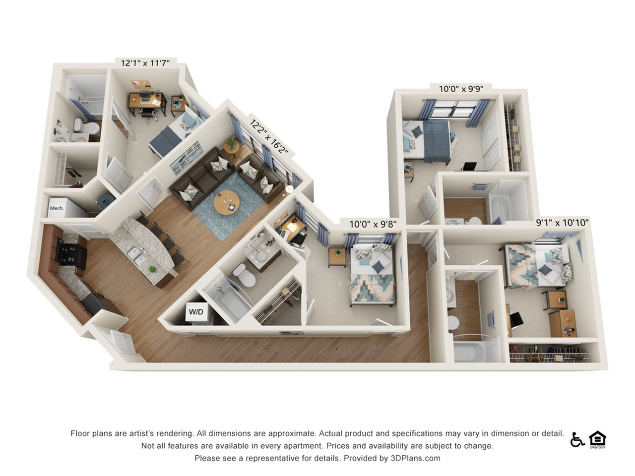 4 Bedroom 4 Bathroom F
